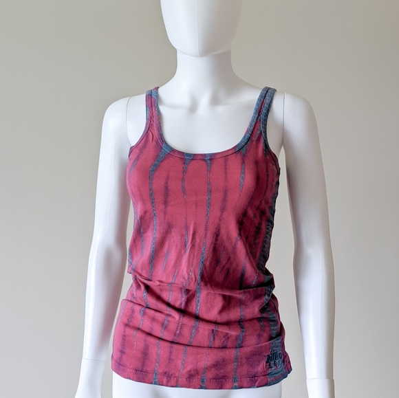 Billabong Tie Dye Pink and Blue Tank - Picture 2 of 9